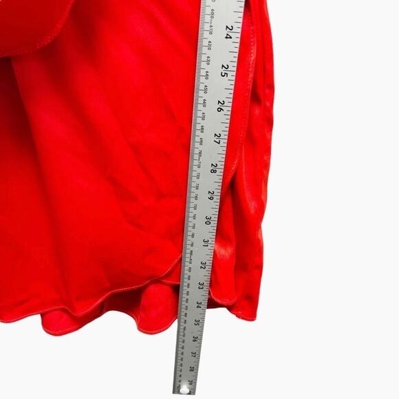 4SI3NNA Stacey Wrap Mini Dress in Red Size Medium NWT - Picture 7 of 7